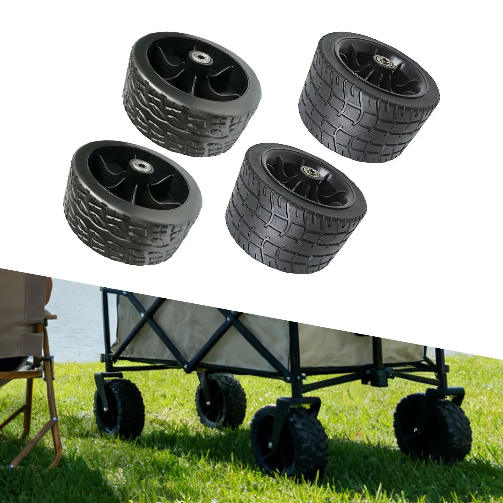 2x Folding Wagon Replacement Wheels Double Bearings Maintenance
2x Folding Wagon Replacement Wheels Double Bearings Maintenance