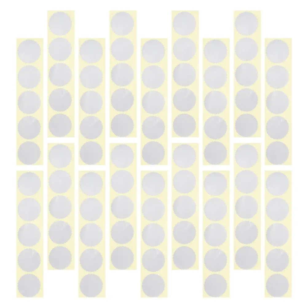 200 Pcs Steel Stamp Round Adhesive Stickers Serrated Edge 5cm Diameter Tamper Proof Embossing Labels Office Folder Tags
200 Pcs Steel Stamp Round Adhesive Stickers Serrated Edge 5cm Diameter Tamper Proof Embossing Labels Office Folder Tags