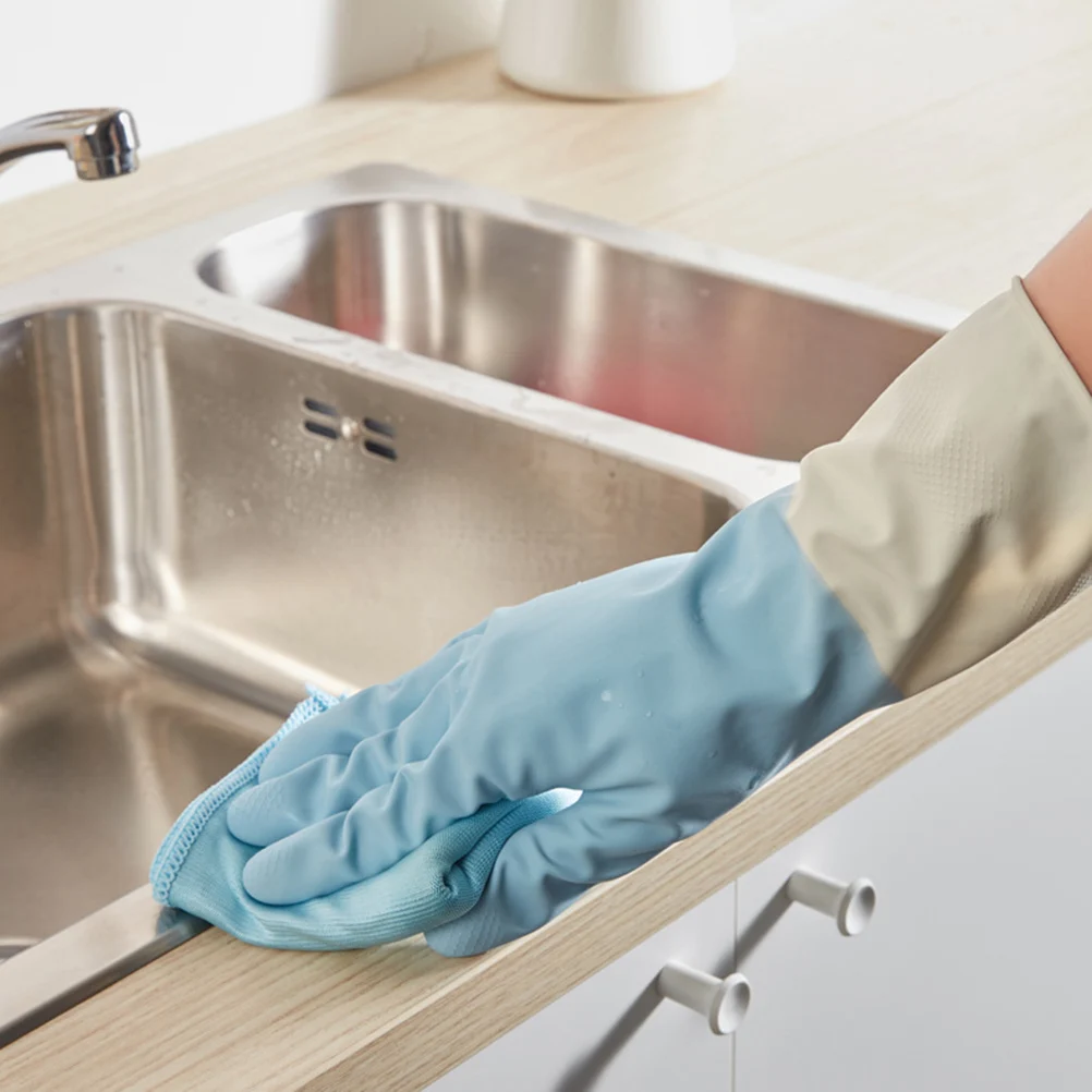 2 Pairs Dishwashing Gloves Waterproof Kitchen Cleaning Thicken Non slip Reusable Lightweight Breathable Rubber Material Protect
2 Pairs Dishwashing Gloves Waterproof Kitchen Cleaning Thicken Non slip Reusable Lightweight Breathable Rubber Material Protect