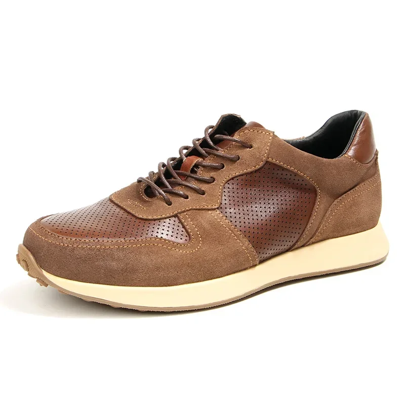 High quality cowhide men's shoes sports shoes casual board shoes all genuine leather Walking sneakersRunning Training
High quality cowhide men's shoes sports shoes casual board shoes all genuine leather Walking sneakersRunning Training