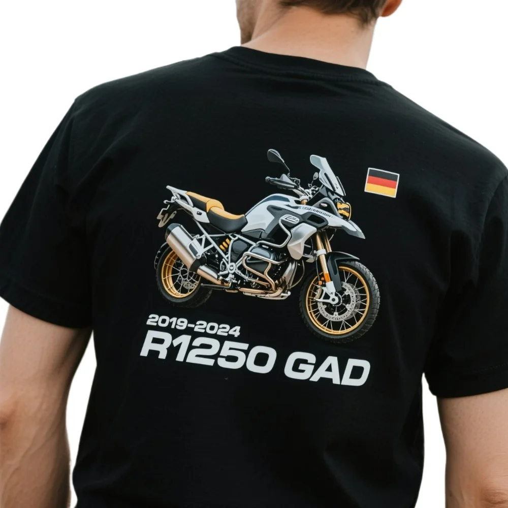 2019-2024 Models German R1250GS Adventure Motorcycle T-Shirt 100% Cotton O-Neck Short Sleeve Casual Mens Tee Rider Streetwear
2019-2024 Models German R1250GS Adventure Motorcycle T-Shirt 100% Cotton O-Neck Short Sleeve Casual Mens Tee Rider Streetwear