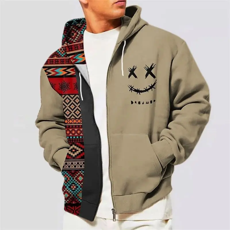 Color Block Tribal Zipper Hoodies Ethnic Style 3D Print Men's Fashion Hooded Sweatshirts Oversized Tracksuit Male Coats Clothing
Color Block Tribal Zipper Hoodies Ethnic Style 3D Print Men's Fashion Hooded Sweatshirts Oversized Tracksuit Male Coats Clothing