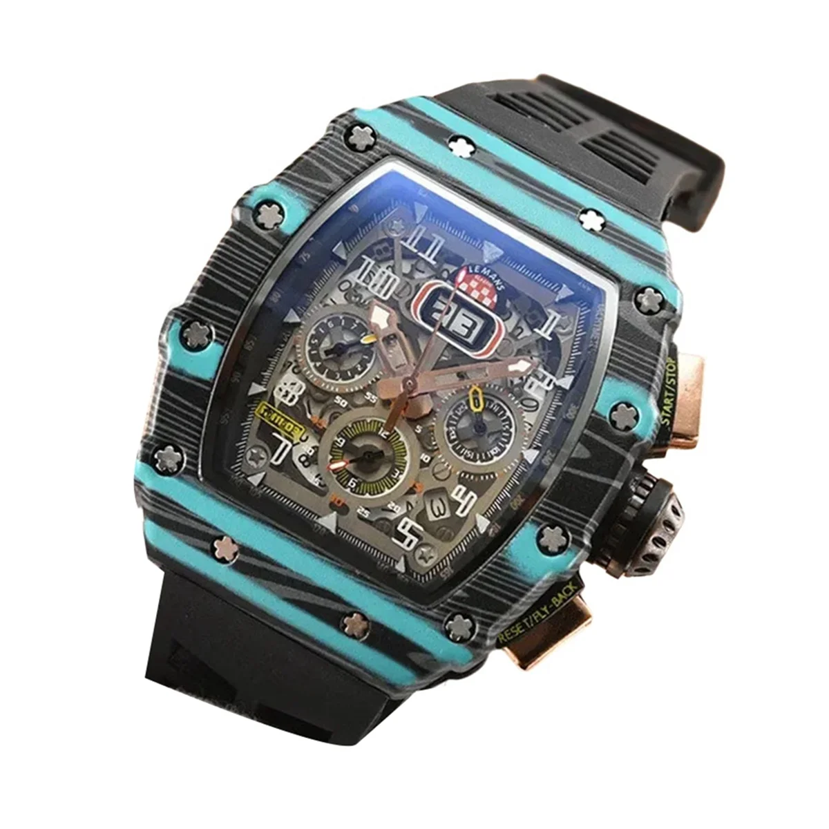 ABDX-Luxury Mechanical Style Men'S Watch Waterproof 6 Needle Run Second Watch Wine Barrel Shaped Quartz Watch
ABDX-Luxury Mechanical Style Men'S Watch Waterproof 6 Needle Run Second Watch Wine Barrel Shaped Quartz Watch