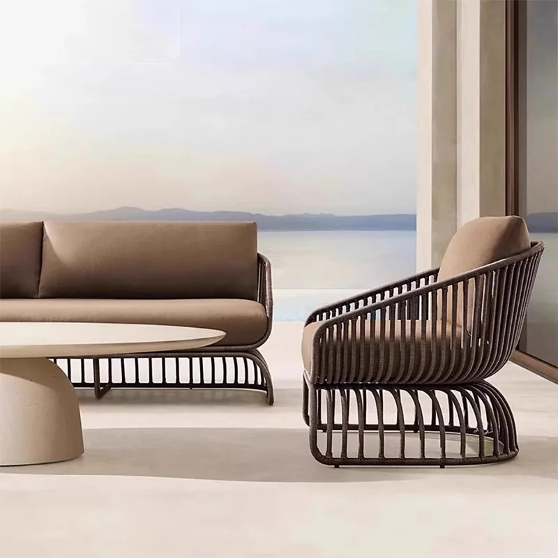 Leisure outdoor sofa coffee table open-air rattan garden hotel waterproof sun creative outdoor dining table and chair combinatio
Leisure outdoor sofa coffee table open-air rattan garden hotel waterproof sun creative outdoor dining table and chair combinatio