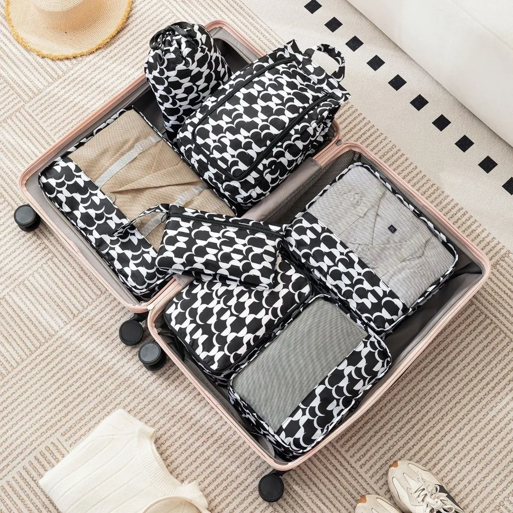 7Pcs Large Capacity Luggage Storage Bags Set Washable Foldable Travel Packing Organizer Space-saving Waterproof
7Pcs Large Capacity Luggage Storage Bags Set Washable Foldable Travel Packing Organizer Space-saving Waterproof