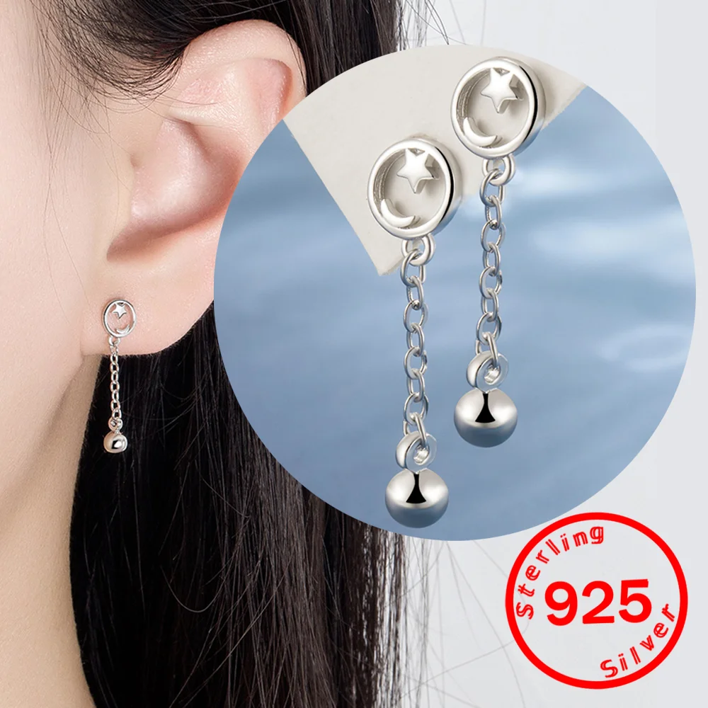 Hanging Long Chain Earring Chain Pendant Earring Punk Style Trendy Simple 925 SSterling Silver For Women Jewelry Christmas Gift
Hanging Long Chain Earring Chain Pendant Earring Punk Style Trendy Simple 925 SSterling Silver For Women Jewelry Christmas Gift