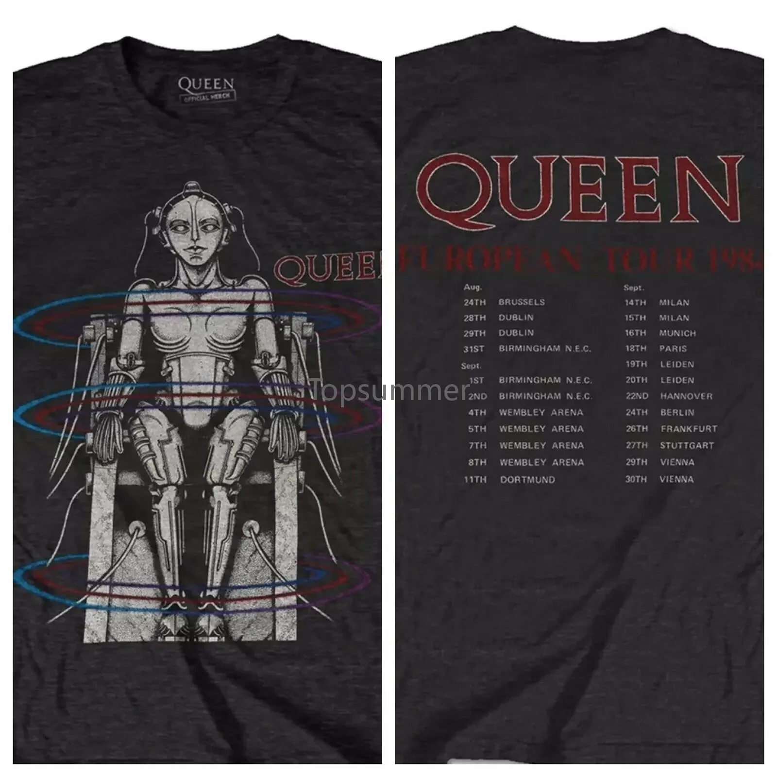 Queen Freddie Mercury T-Shirt Music 1984 Europe Tour Black Cotton Rare 2Xl
Queen Freddie Mercury T-Shirt Music 1984 Europe Tour Black Cotton Rare 2Xl