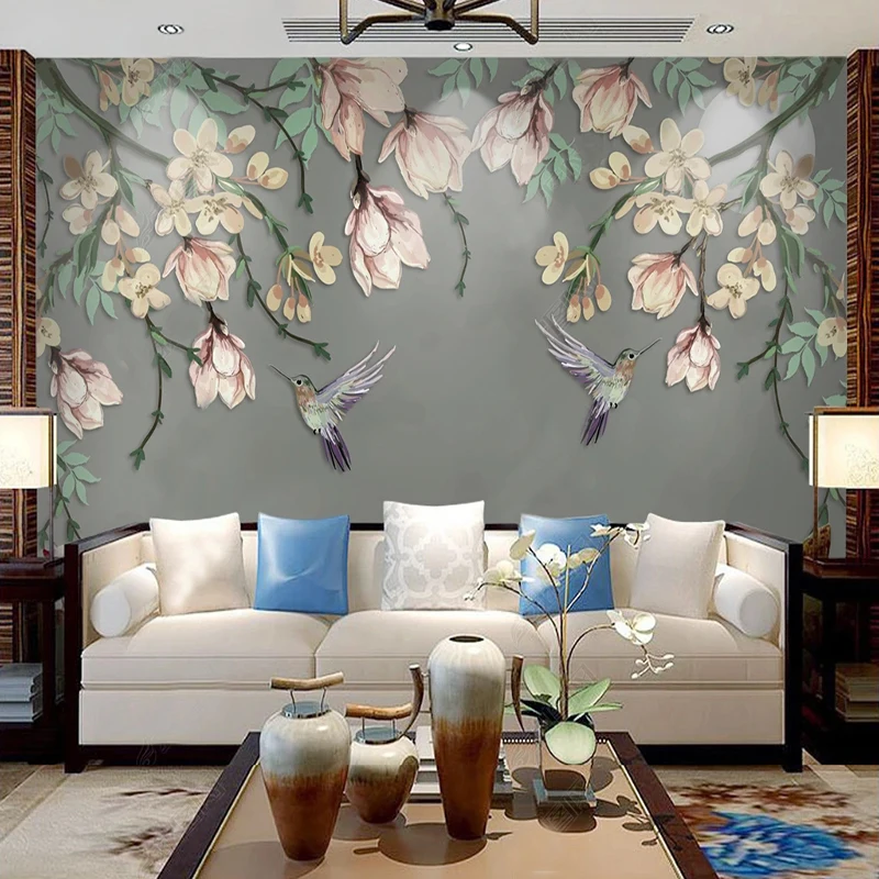 Custom Any Size 3D Mural Wallpaper European Vintage Flowers And Birds Fresco Background Wall Waterproof Home Decor Papier Peint
Custom Any Size 3D Mural Wallpaper European Vintage Flowers And Birds Fresco Background Wall Waterproof Home Decor Papier Peint