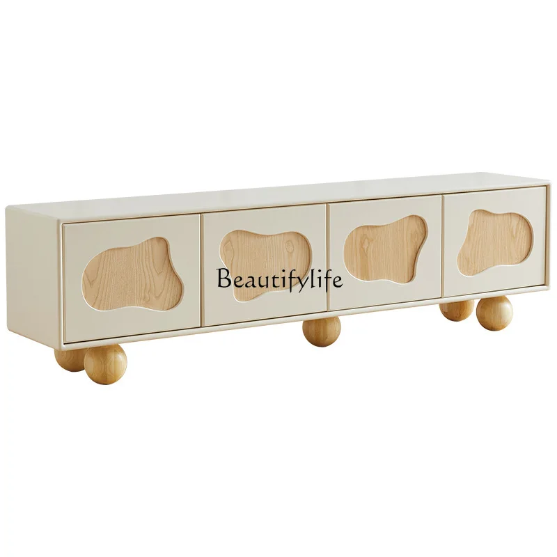 French cream wind TV cabinet combination ins living room floor cabinet Nordic small apartment simple
French cream wind TV cabinet combination ins living room floor cabinet Nordic small apartment simple