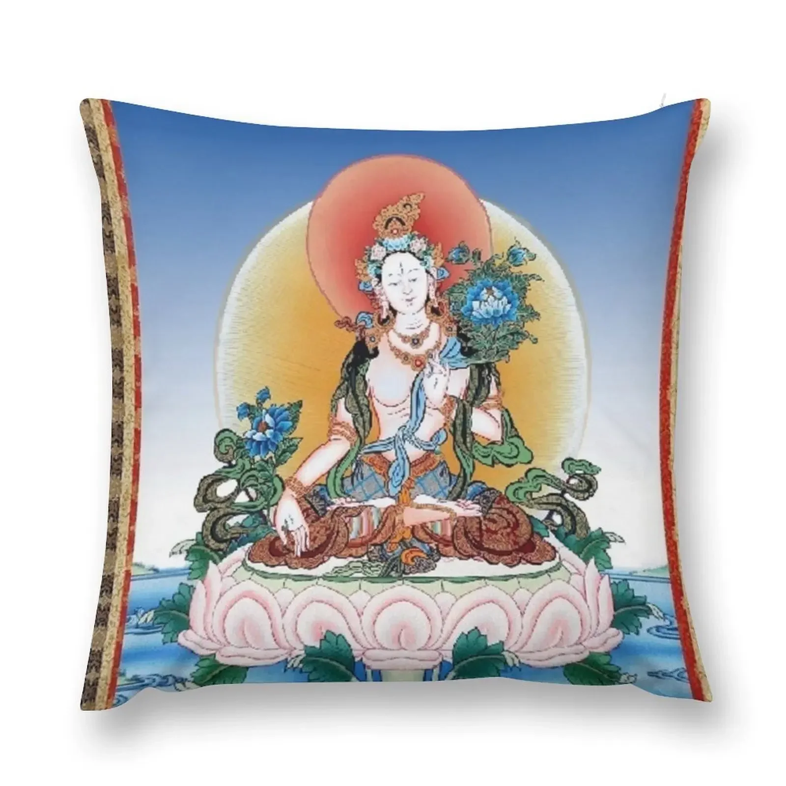 Thangka White Tara Tattoo Art Throw Pillow Sofa Cover Pillow Cover autumn decoration pillow
Thangka White Tara Tattoo Art Throw Pillow Sofa Cover Pillow Cover autumn decoration pillow