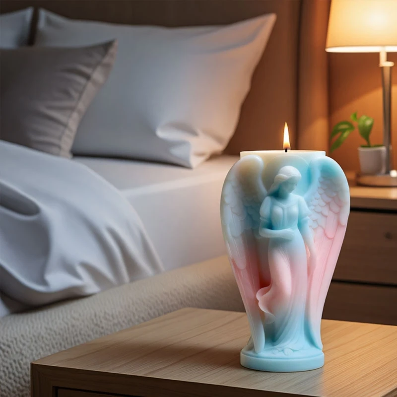 Многоразовая силиконовая форма для цветочного горшка «Ангел» для бетонных проектов из цементной смолы, легкая форма для свечей
Многоразовая силиконовая форма для цветочного горшка «Ангел» для бетонных проектов из цементной смолы, легкая форма для свечей