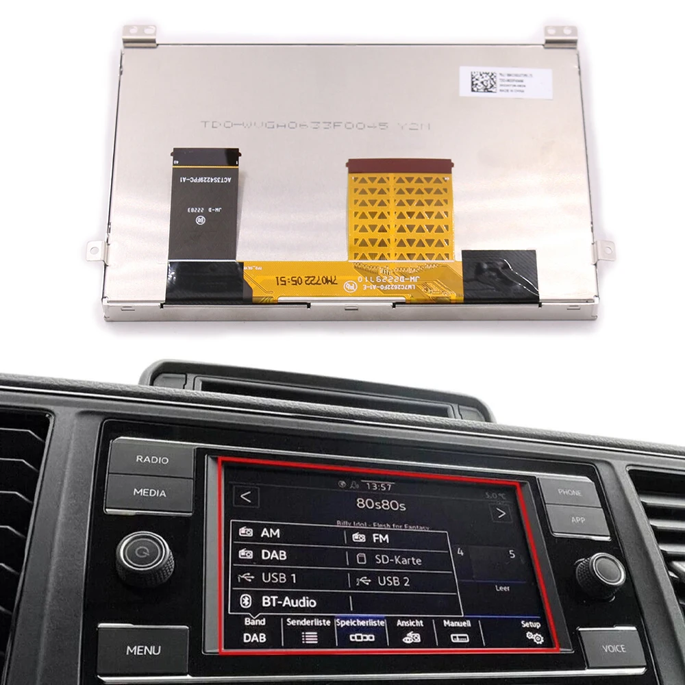 6.5 Inch Touch Screen Display - FOR MIB STD2 NAV 680 200 600 682G RADIO IO UNIT TDO-WVGA0633F00045 TDO-0633F40686
6.5 Inch Touch Screen Display - FOR MIB STD2 NAV 680 200 600 682G RADIO IO UNIT TDO-WVGA0633F00045 TDO-0633F40686