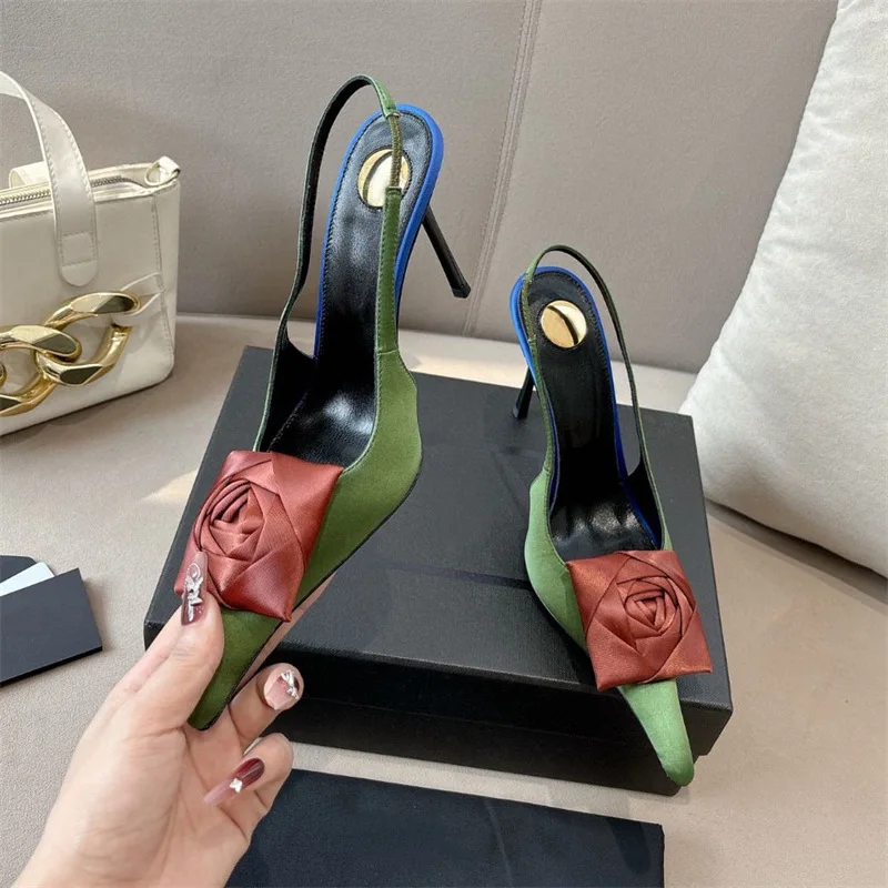 Fashion Rose Pointed Toe Women Shoes Ankle Strap Female Pumps Summer Fine Heel Sandals Fashion Slip on Zapatos Mujer
Fashion Rose Pointed Toe Women Shoes Ankle Strap Female Pumps Summer Fine Heel Sandals Fashion Slip on Zapatos Mujer