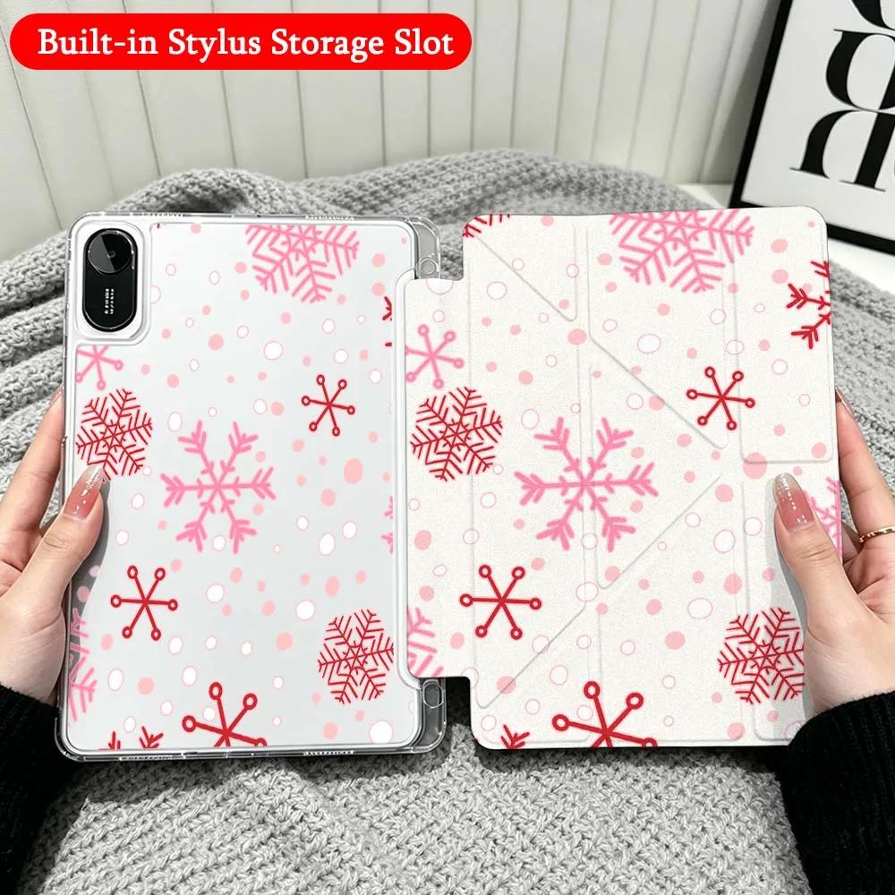 Gold Snowflake Sticker Case For Xiaomi Redmi Poco Pad 5 6 7 8 Pro SE 11 11.2 12.1 Inch Transparent Y-Shaped Folding Tablet
Gold Snowflake Sticker Case For Xiaomi Redmi Poco Pad 5 6 7 8 Pro SE 11 11.2 12.1 Inch Transparent Y-Shaped Folding Tablet
