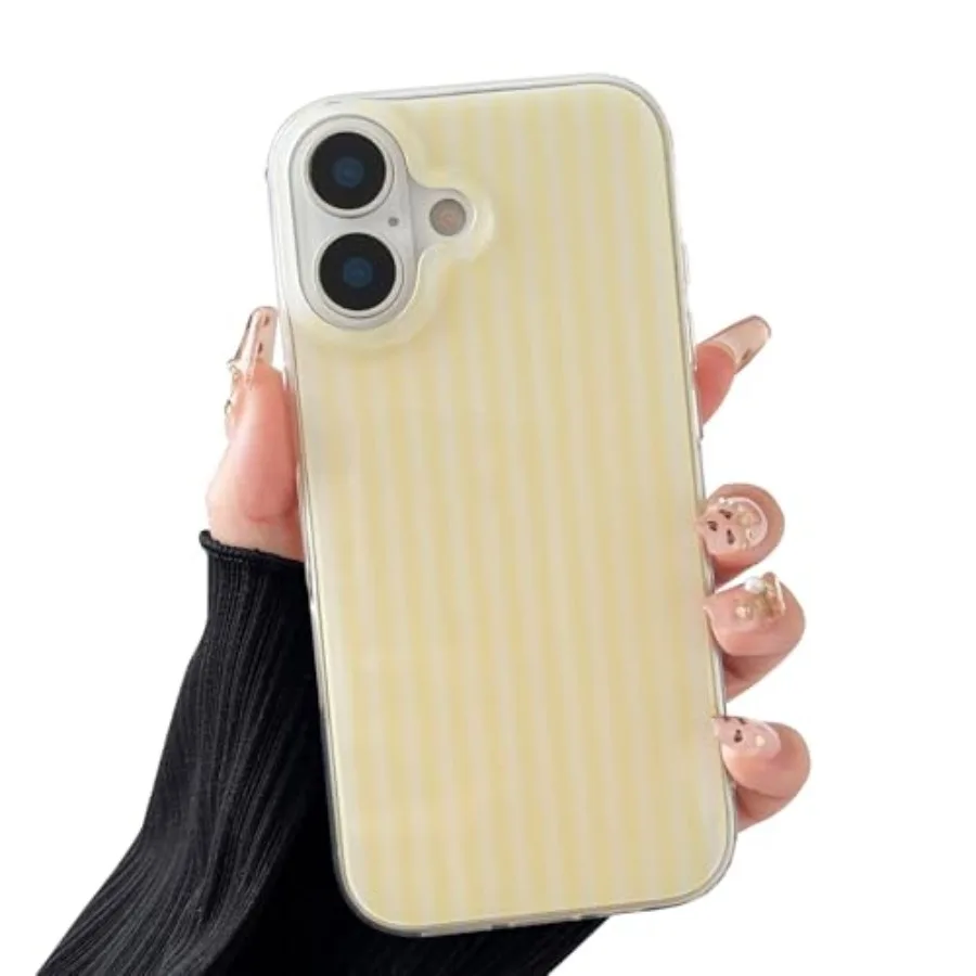 Compatible with iPhone 17 Case, Fashion Cute Striped Aesthetic Design for Women, Soft TPU Shockproof Phone Case for iPhone 17 6
Compatible with iPhone 17 Case, Fashion Cute Striped Aesthetic Design for Women, Soft TPU Shockproof Phone Case for iPhone 17 6