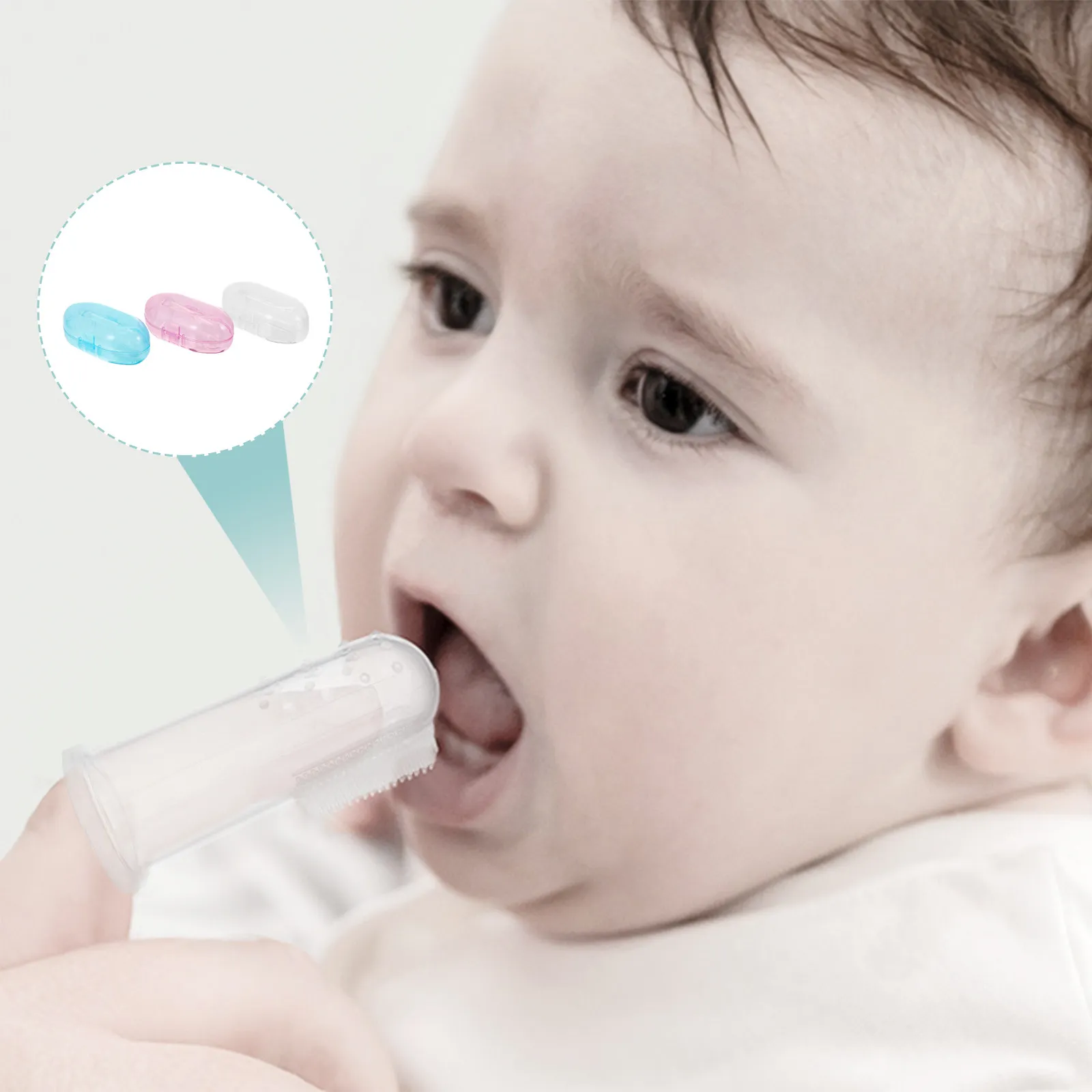 3Pcs Silicone Baby Finger Toothbrush Infant Toddler Oral Care Cleaning Tool Easy Grip Portable for Travel and Daily Use
3Pcs Silicone Baby Finger Toothbrush Infant Toddler Oral Care Cleaning Tool Easy Grip Portable for Travel and Daily Use