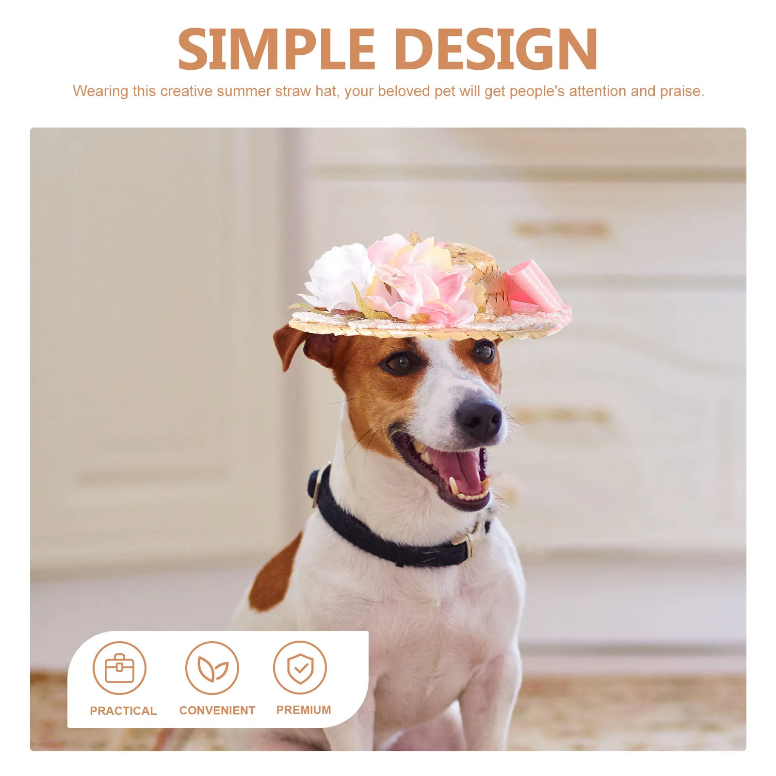Pet Straw Hat Summer Flower Dog Cat Accessories Pink Bowknot S Size Adorable Photo Prop Pet Costume Hat Dog Cosplay Headdress
Pet Straw Hat Summer Flower Dog Cat Accessories Pink Bowknot S Size Adorable Photo Prop Pet Costume Hat Dog Cosplay Headdress