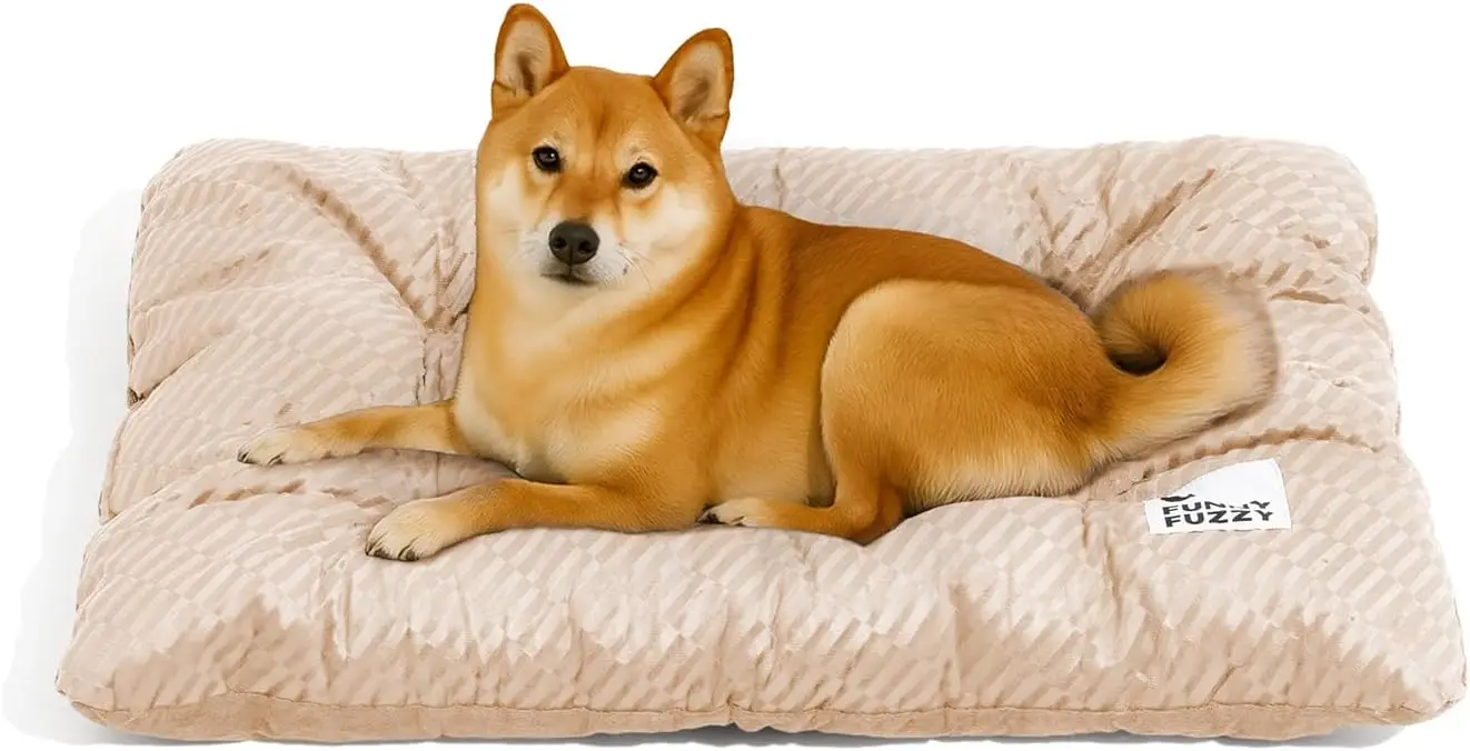 2 in 1 Dog Crate Bed Pad for Large Sized Dog, Washable Reversible Pet Soft Mats,Durable Fluffy Kennel Mattress,Indoor Ca
2 in 1 Dog Crate Bed Pad for Large Sized Dog, Washable Reversible Pet Soft Mats,Durable Fluffy Kennel Mattress,Indoor Ca