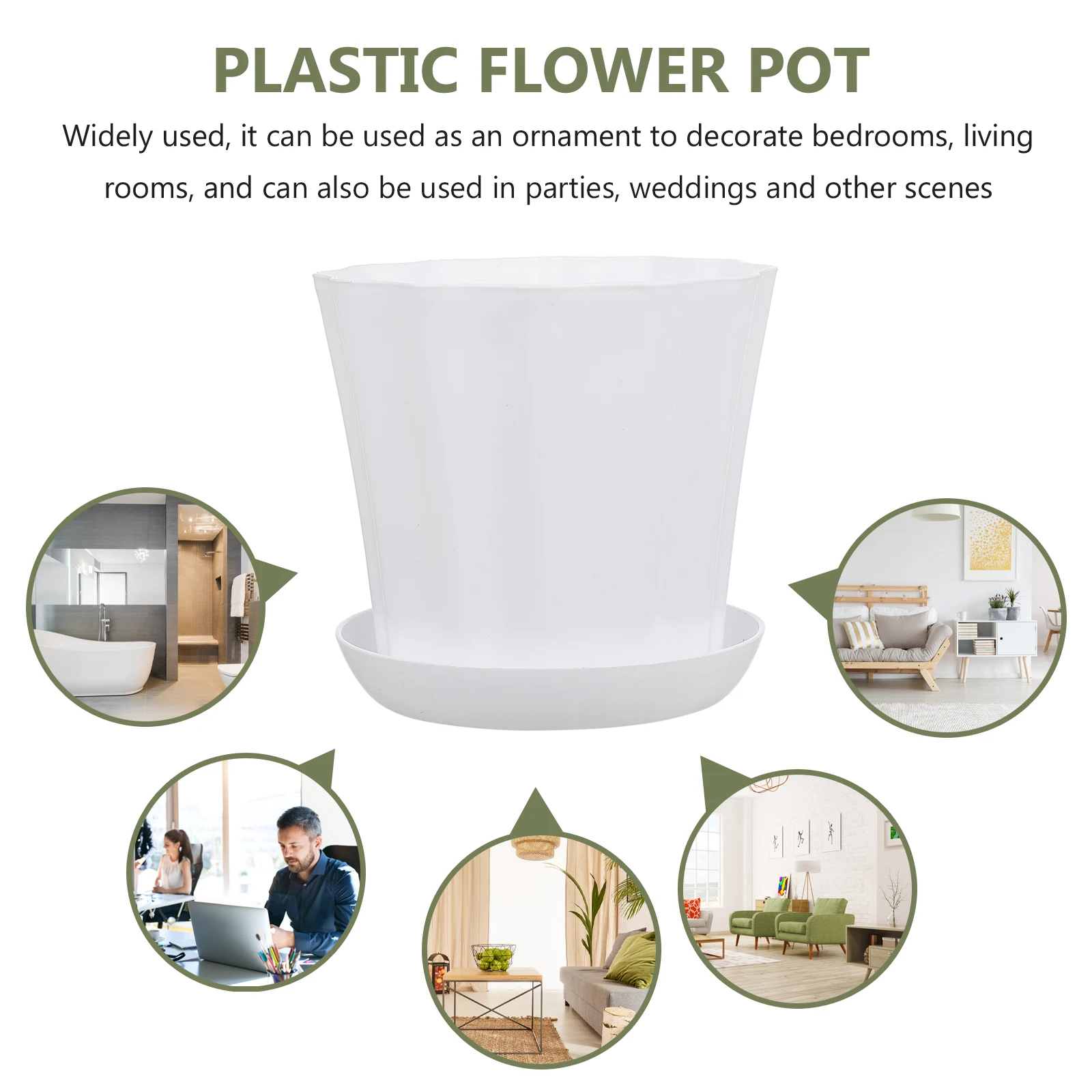 Wavy Edge Flower Pot Bonsai Plastic Gardening Planter Succulent Flowerpot Holder Indoor Pots
Wavy Edge Flower Pot Bonsai Plastic Gardening Planter Succulent Flowerpot Holder Indoor Pots