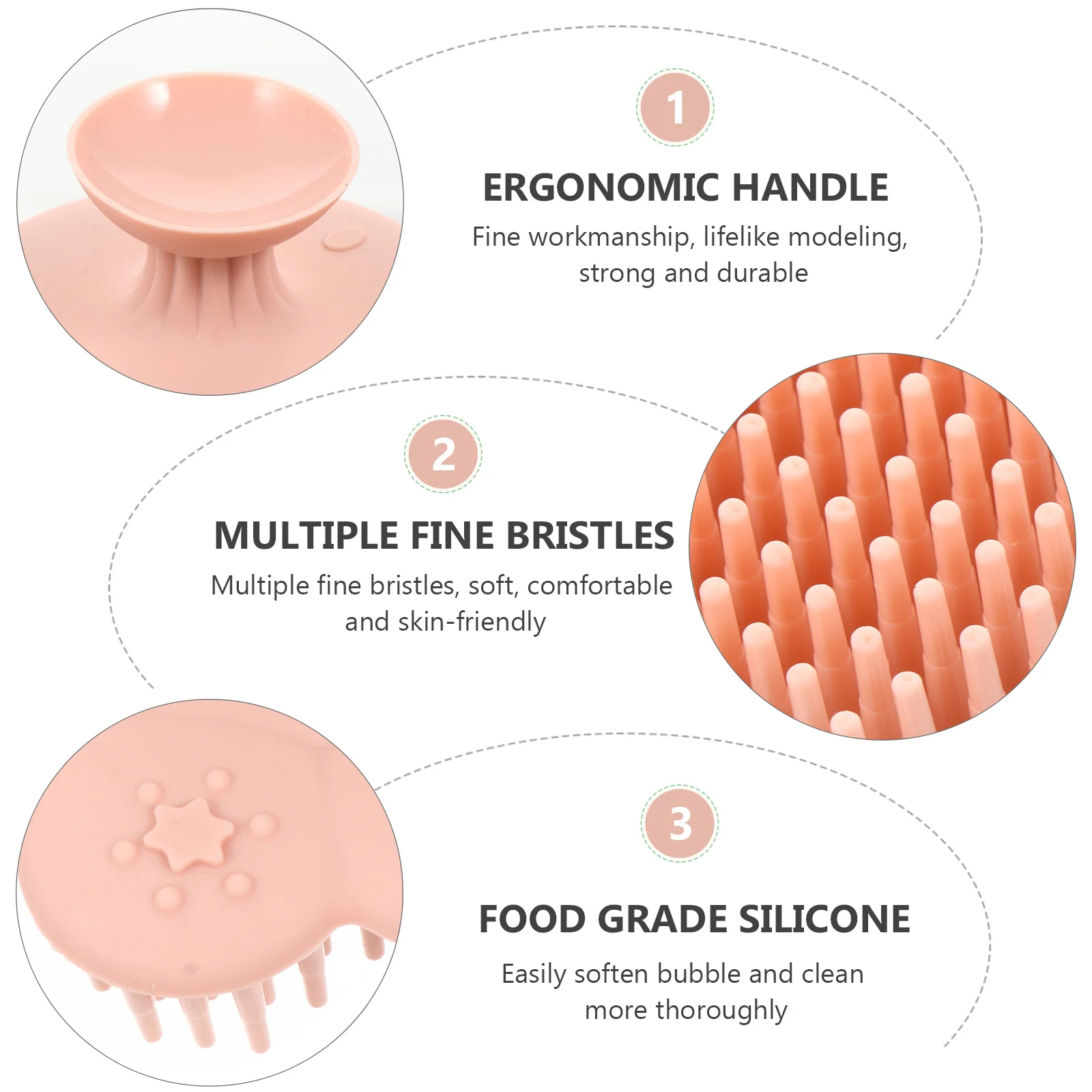 1Pcs Infant Silicone Shower Brush Ergonomic Handle for Comfortable Use Multi Functional Bath Scrubber for Kids Sensitive Skin
1Pcs Infant Silicone Shower Brush Ergonomic Handle for Comfortable Use Multi Functional Bath Scrubber for Kids Sensitive Skin