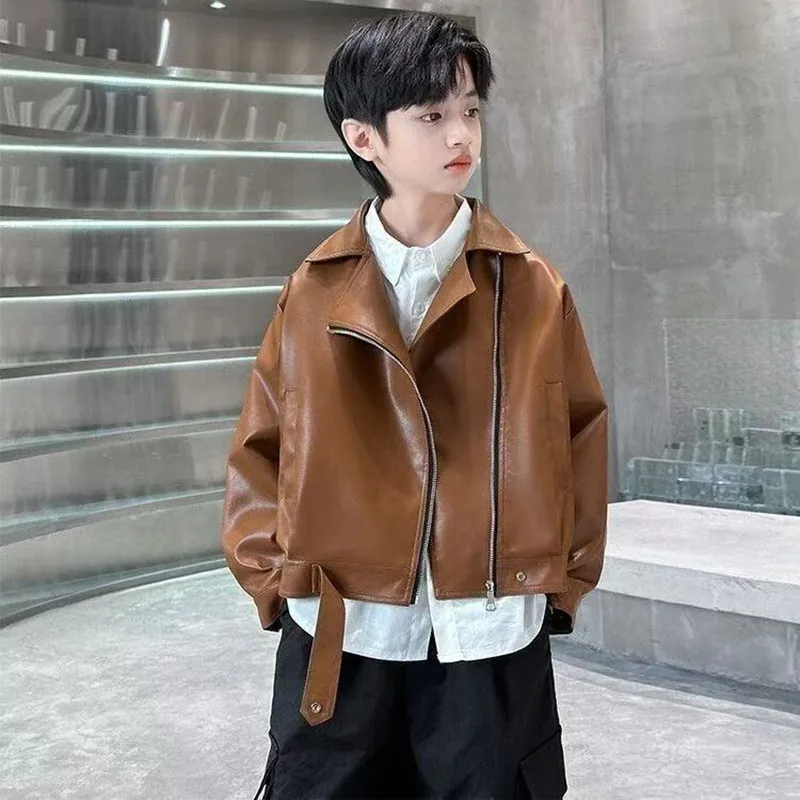 4-14 Year Girls' Short Casual Collar Jacket Spring and Autumn Korean Edition Children's Zipper Warm Handsome Coat 110-170cm
4-14 Year Girls' Short Casual Collar Jacket Spring and Autumn Korean Edition Children's Zipper Warm Handsome Coat 110-170cm
