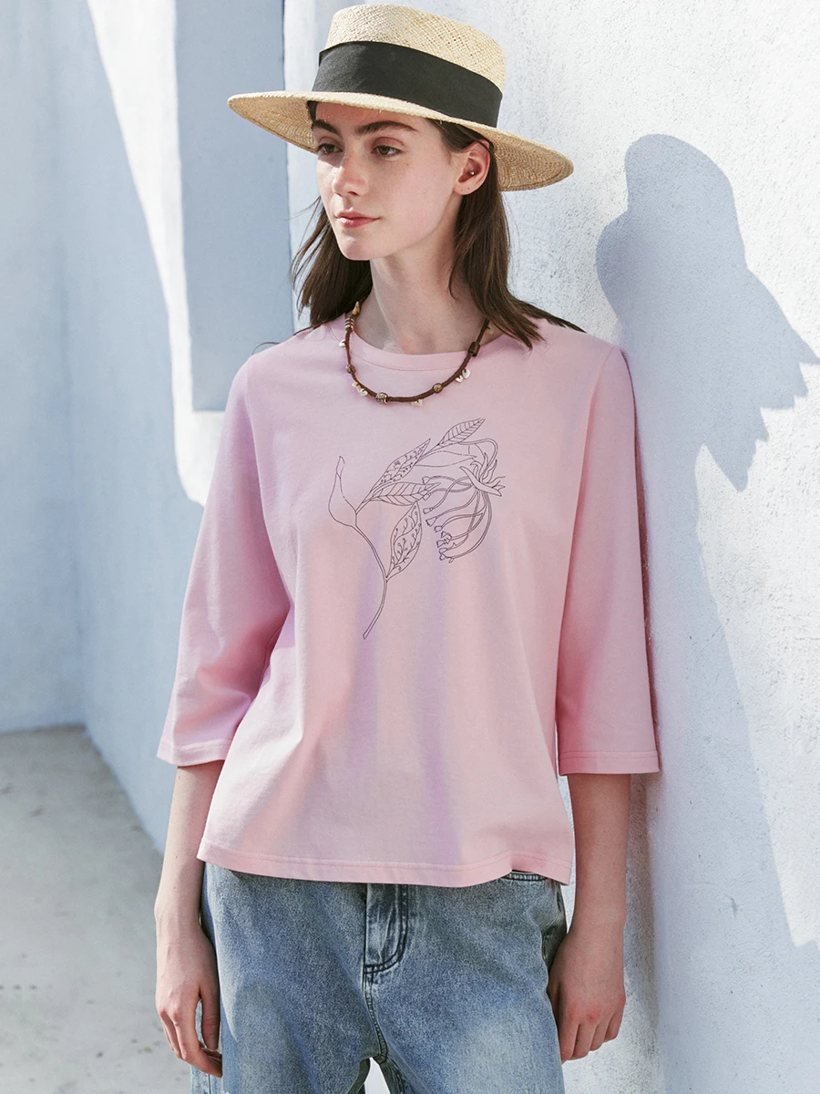 ZBWY Spring Summer New Sle Mixed Hemp Cotton ort Sve Plant Print T-irt Women's Casual Loose Fit Sweat Absorbent UV P...
ZBWY Spring Summer New Sle Mixed Hemp Cotton ort Sve Plant Print T-irt Women's Casual Loose Fit Sweat Absorbent UV P...