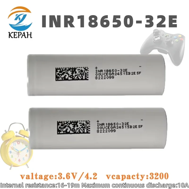 .Rechargeable DMEGC INR18650-32E Lithium-Ion Battery|3.2Ah 3.7V 10A Eco-Friendly Cell
.Rechargeable DMEGC INR18650-32E Lithium-Ion Battery|3.2Ah 3.7V 10A Eco-Friendly Cell