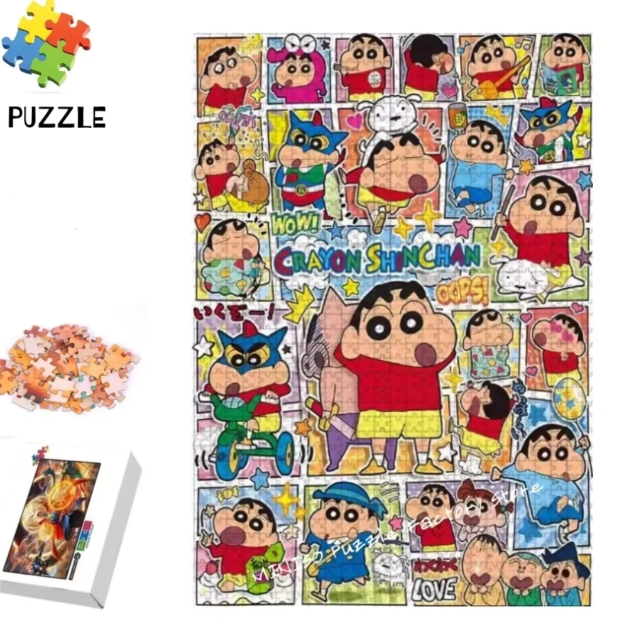 Crayon Shin Chan Забавные пазлы Картон/деревянные 108/200/300/500 шт. Пазлы для взрослых Детские подарки Игрушки Семейные игры
Crayon Shin Chan Забавные пазлы Картон/деревянные 108/200/300/500 шт. Пазлы для взрослых Детские подарки Игрушки Семейные игры