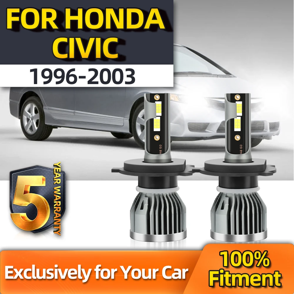 Crossfox For Honda Civic Auto Led Headlight Car 12V Bulb All-in-one Headlamps H4 1996 1997 1998 1999 2000 2001 2002 2003
Crossfox For Honda Civic Auto Led Headlight Car 12V Bulb All-in-one Headlamps H4 1996 1997 1998 1999 2000 2001 2002 2003