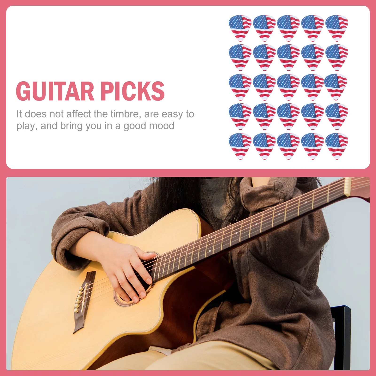 25Pcs Durable Picks Pick Portable for Electric Guitar Guitar Practice Picks Ukulele String Instruments Practice
25Pcs Durable Picks Pick Portable for Electric Guitar Guitar Practice Picks Ukulele String Instruments Practice