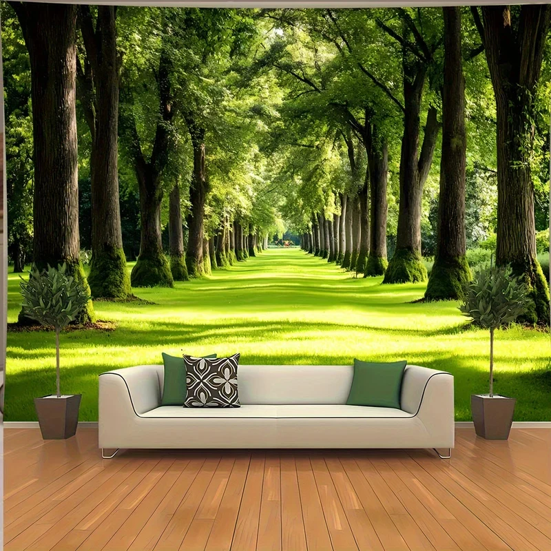 VIKAMA Nature Forest Tapestry, Green Tree Avenue Sunny Park Path Wall Art Hanging for Aesthetic Room Decor
VIKAMA Nature Forest Tapestry, Green Tree Avenue Sunny Park Path Wall Art Hanging for Aesthetic Room Decor