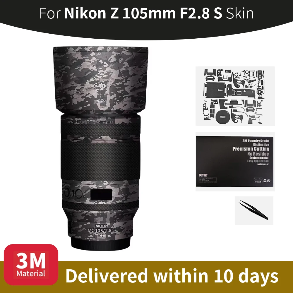 Для Nikon 105 мм кожа Nikon Z 105 мм F2.8 S кожух объектива камеры против царапин наклейка на объектив камеры защитная пленка больше цветов
Для Nikon 105 мм кожа Nikon Z 105 мм F2.8 S кожух объектива камеры против царапин наклейка на объектив камеры защитная пленка больше цветов