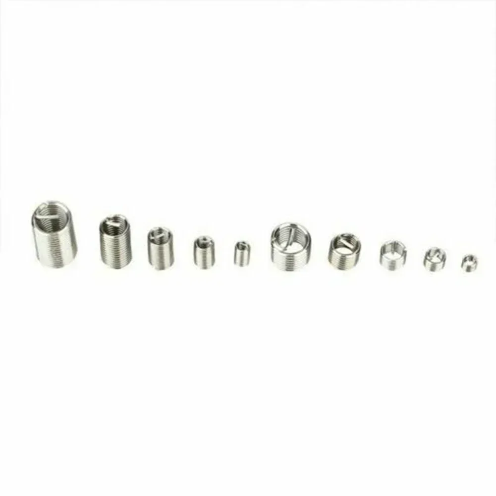 150Pcs Deluxe 304 Stainless Steel Helicoil Thread Repair Insert Kit Absorb Vibration Connection Strength For M5 M6 M8
150Pcs Deluxe 304 Stainless Steel Helicoil Thread Repair Insert Kit Absorb Vibration Connection Strength For M5 M6 M8