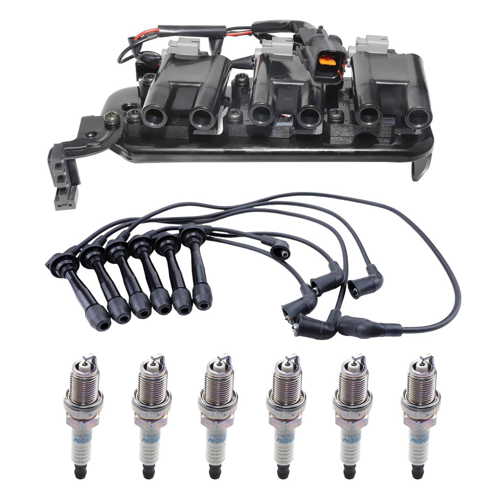 Ignition Coil Wire Spark Plug For KIA SPORTAGE II 2.7 V6 4WD 2004-2010 HYUNDAI TUCSON COUPE SANTAFÉ TRAJET 2730137150 2730137119
Ignition Coil Wire Spark Plug For KIA SPORTAGE II 2.7 V6 4WD 2004-2010 HYUNDAI TUCSON COUPE SANTAFÉ TRAJET 2730137150 2730137119