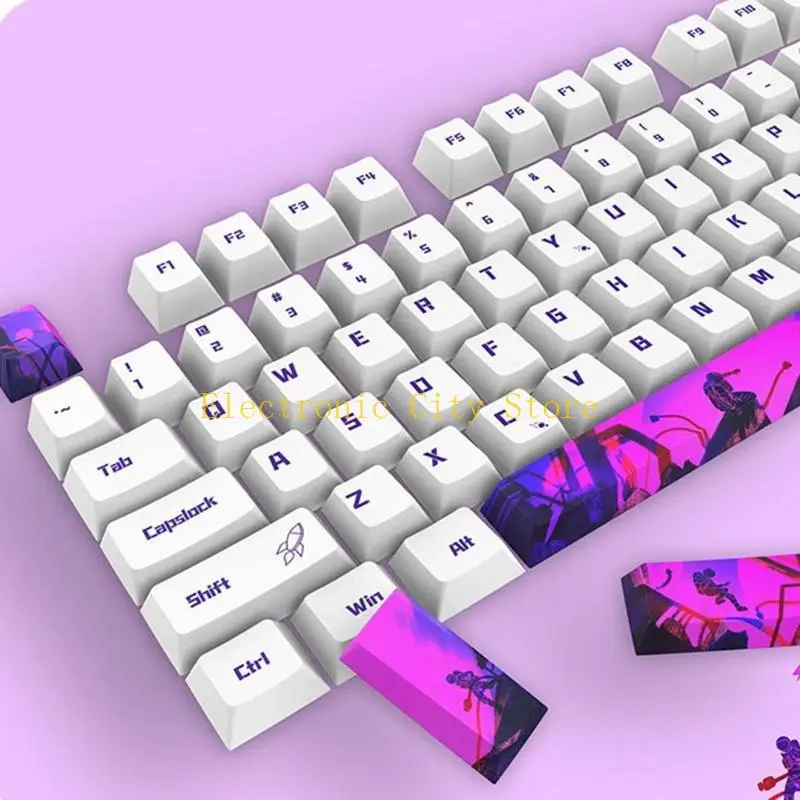 108 Keys Electronics Game Keycaps PBT 5 Sides Dye Sublimation Keycap Cherry Profile for Key Caps for Mechanical Keyboard HU8D
108 Keys Electronics Game Keycaps PBT 5 Sides Dye Sublimation Keycap Cherry Profile for Key Caps for Mechanical Keyboard HU8D