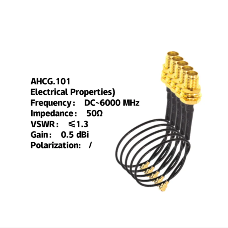AntennaHome 120mm 1.13 Ultra-Fine Coax Cable SMA to IPX/U.FL 0~6GHz RF Tran/Rec Cable for Drone/WiFi Module/RF Systems AHCG.101
AntennaHome 120mm 1.13 Ultra-Fine Coax Cable SMA to IPX/U.FL 0~6GHz RF Tran/Rec Cable for Drone/WiFi Module/RF Systems AHCG.101