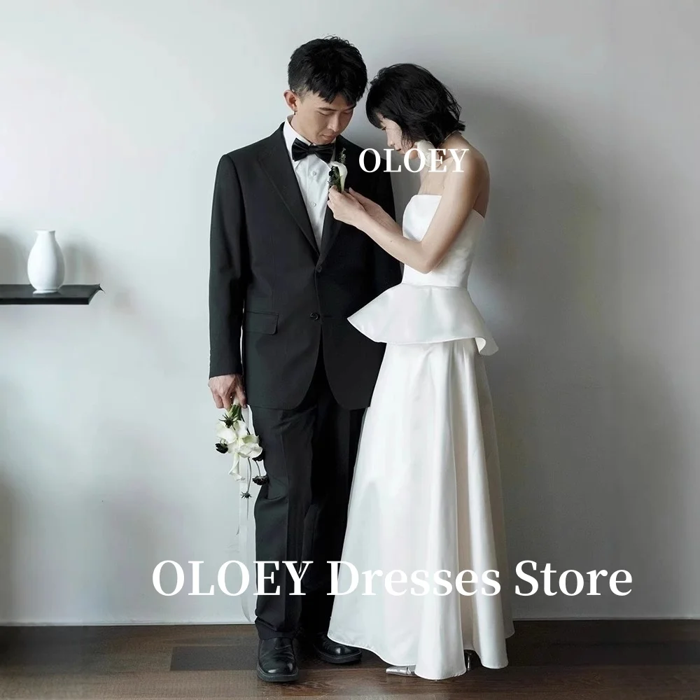 OLOEY Simple Strapless 2PCS Wedding Party Dresses Korea Photo shoot Strapless Soft Satin Bridal Gowns Formal Evening Customized
OLOEY Simple Strapless 2PCS Wedding Party Dresses Korea Photo shoot Strapless Soft Satin Bridal Gowns Formal Evening Customized