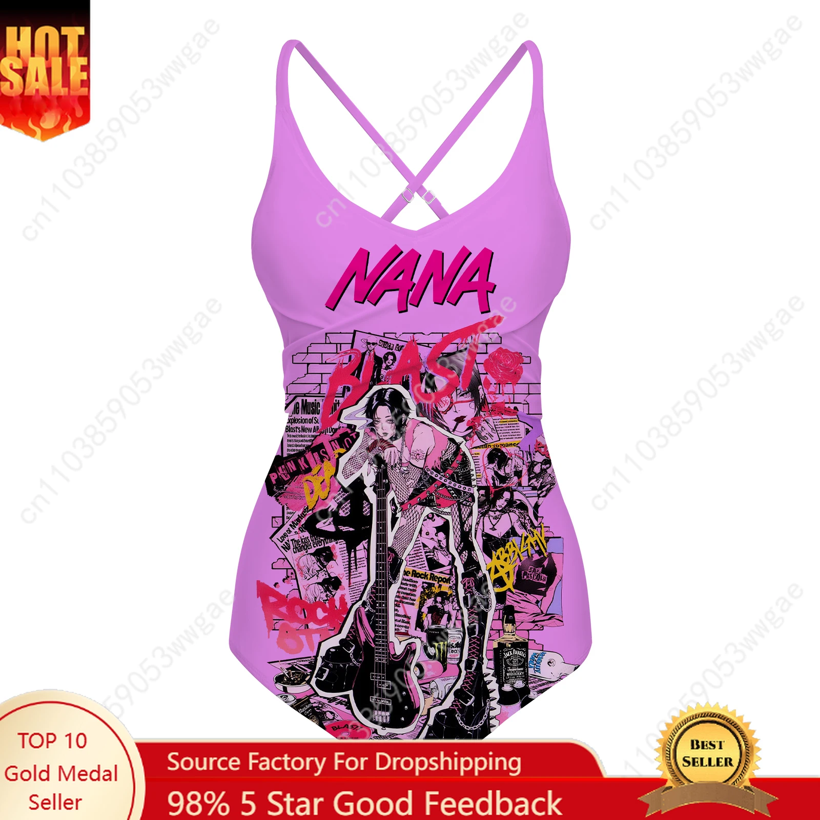 NANA Swimsuit Womens Sling Swimsuit Personalized Sexy Swimwear Beach Pool Bikini Summer Holiday Cartoon Customized Bathing Suit
NANA Swimsuit Womens Sling Swimsuit Personalized Sexy Swimwear Beach Pool Bikini Summer Holiday Cartoon Customized Bathing Suit