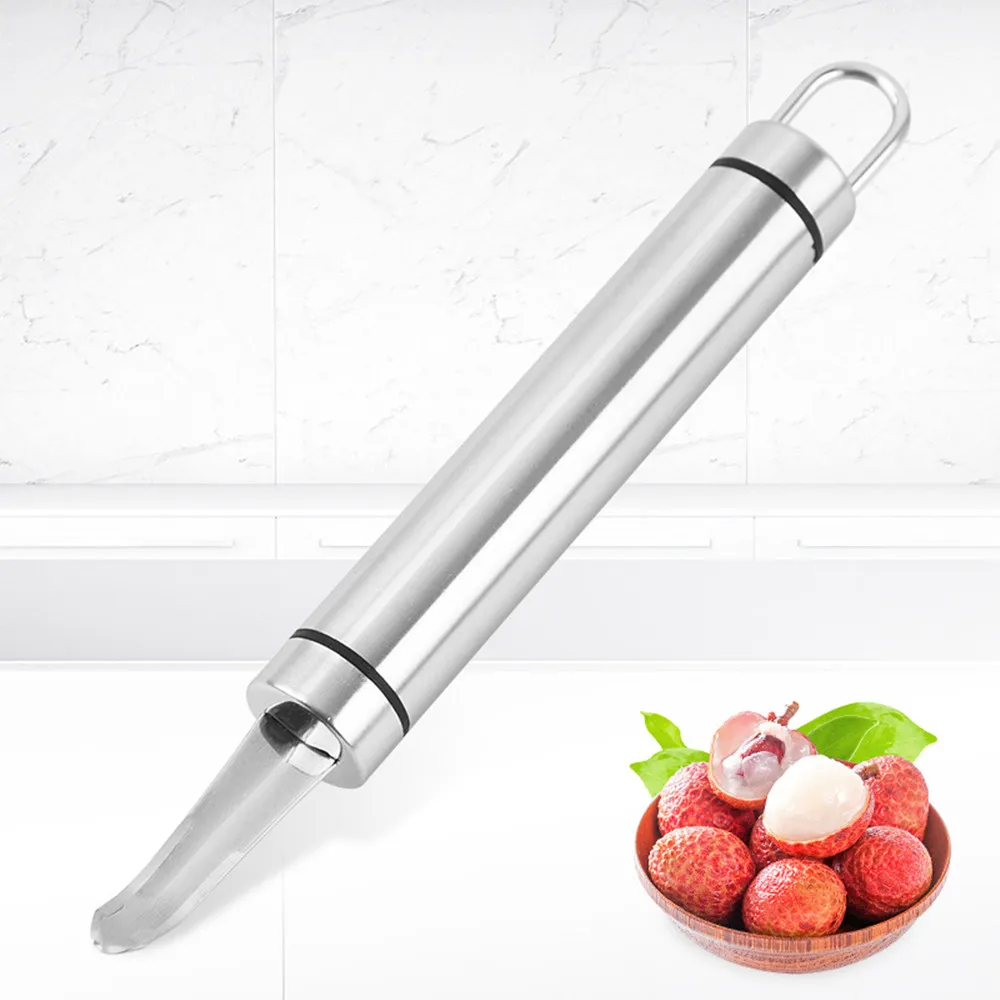 Stainless Steel Cherry Lychee Longan Corer Portable Fruit Gadget Suitable For Fruit Shop Kitchen
Stainless Steel Cherry Lychee Longan Corer Portable Fruit Gadget Suitable For Fruit Shop Kitchen