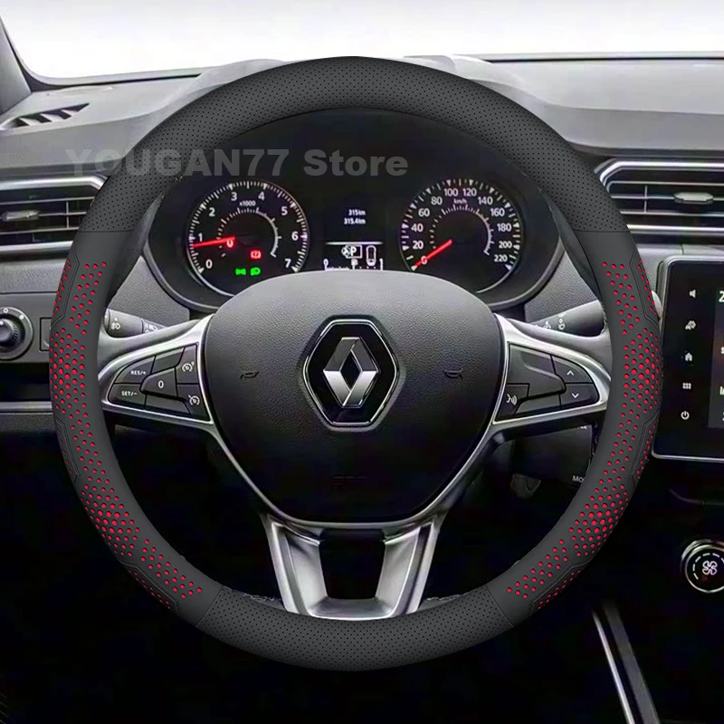 Leather Car Steering Wheel Cover For Renault Duster 2016-2022 Non-slip Auto Steering Wheel Renault Duster Oroch Accessories 2022
Leather Car Steering Wheel Cover For Renault Duster 2016-2022 Non-slip Auto Steering Wheel Renault Duster Oroch Accessories 2022