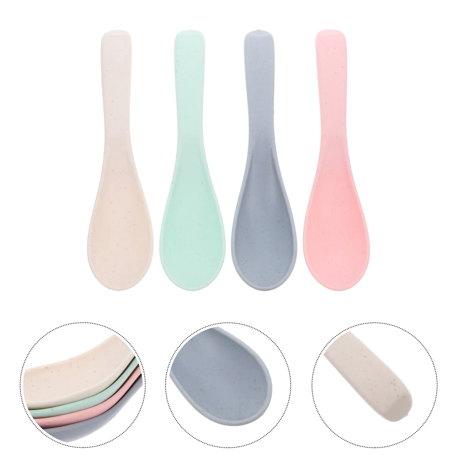 4Pcs Toddler Eating Spoons Soft Grip Kids Spoons Set for Cereal Soup Yogurt Bpa Free Microwave Safe Dishwasher Safe Wheat Straw
4Pcs Toddler Eating Spoons Soft Grip Kids Spoons Set for Cereal Soup Yogurt Bpa Free Microwave Safe Dishwasher Safe Wheat Straw