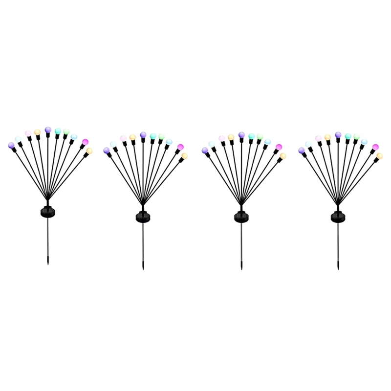 4 Piece Solar Garden Lights Solar Swaying Light Sway By Wind, Outdoor Lights 10LED For Yard Patio Decoration Colo Light
4 Piece Solar Garden Lights Solar Swaying Light Sway By Wind, Outdoor Lights 10LED For Yard Patio Decoration Colo Light