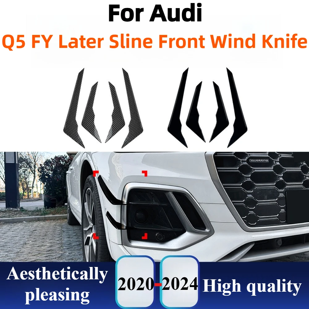 For Audi Q5 FY S-Line 2020-2024 Front Air Vent Canard Decal Sticker Exterior Modification Trim Cross-border Tuning Accessory
For Audi Q5 FY S-Line 2020-2024 Front Air Vent Canard Decal Sticker Exterior Modification Trim Cross-border Tuning Accessory
