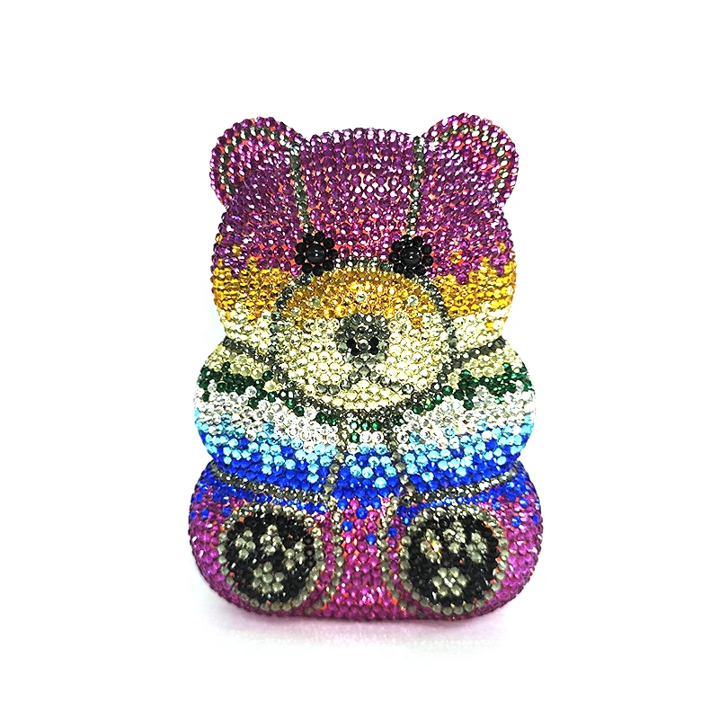 Luxury purses Bridal wedding party women evening party bag animal cute lovely Fancy Bear clutches elegant crystal purses
Luxury purses Bridal wedding party women evening party bag animal cute lovely Fancy Bear clutches elegant crystal purses