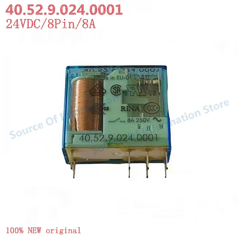 40.52.9.024.0001 Finder Relay 24VDC 8-Pin 8A 100% New original
40.52.9.024.0001 Finder Relay 24VDC 8-Pin 8A 100% New original