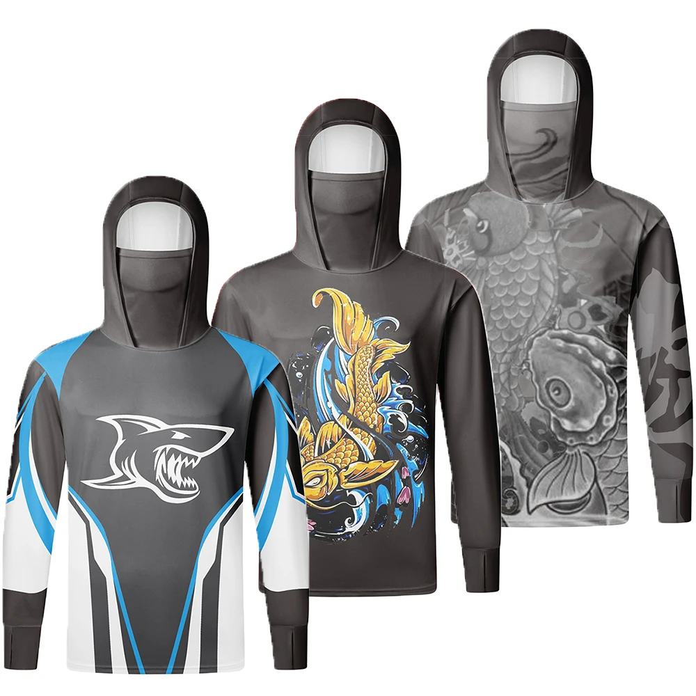 Fishing Clothing Men's Long Sleeve Breathable cool elastic UV protection Hiking Fishing Hoodie
Fishing Clothing Men's Long Sleeve Breathable cool elastic UV protection Hiking Fishing Hoodie