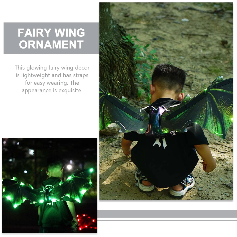 1Set Dinosaur Wing Fairy Wing Prop Glowing Lightweight Costume Party Halloween Cosplay Performance Wings Costume Wings
1Set Dinosaur Wing Fairy Wing Prop Glowing Lightweight Costume Party Halloween Cosplay Performance Wings Costume Wings