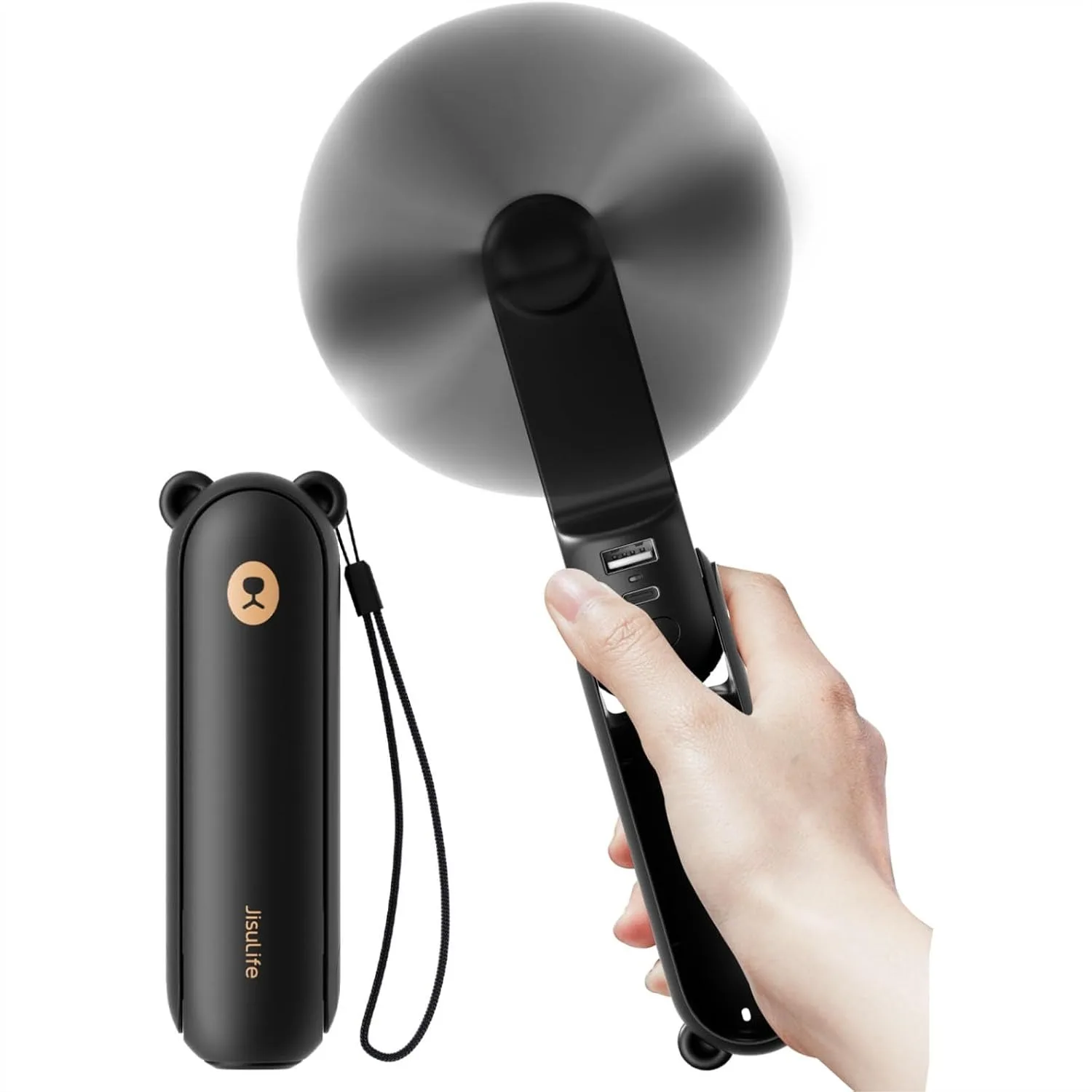 Handheld Fan with 4500mAh Powerbank, 37H Runtime, Pocket Portable Battery Operated Folding Personal Fan, 3 Speeds, Flashlight
Handheld Fan with 4500mAh Powerbank, 37H Runtime, Pocket Portable Battery Operated Folding Personal Fan, 3 Speeds, Flashlight