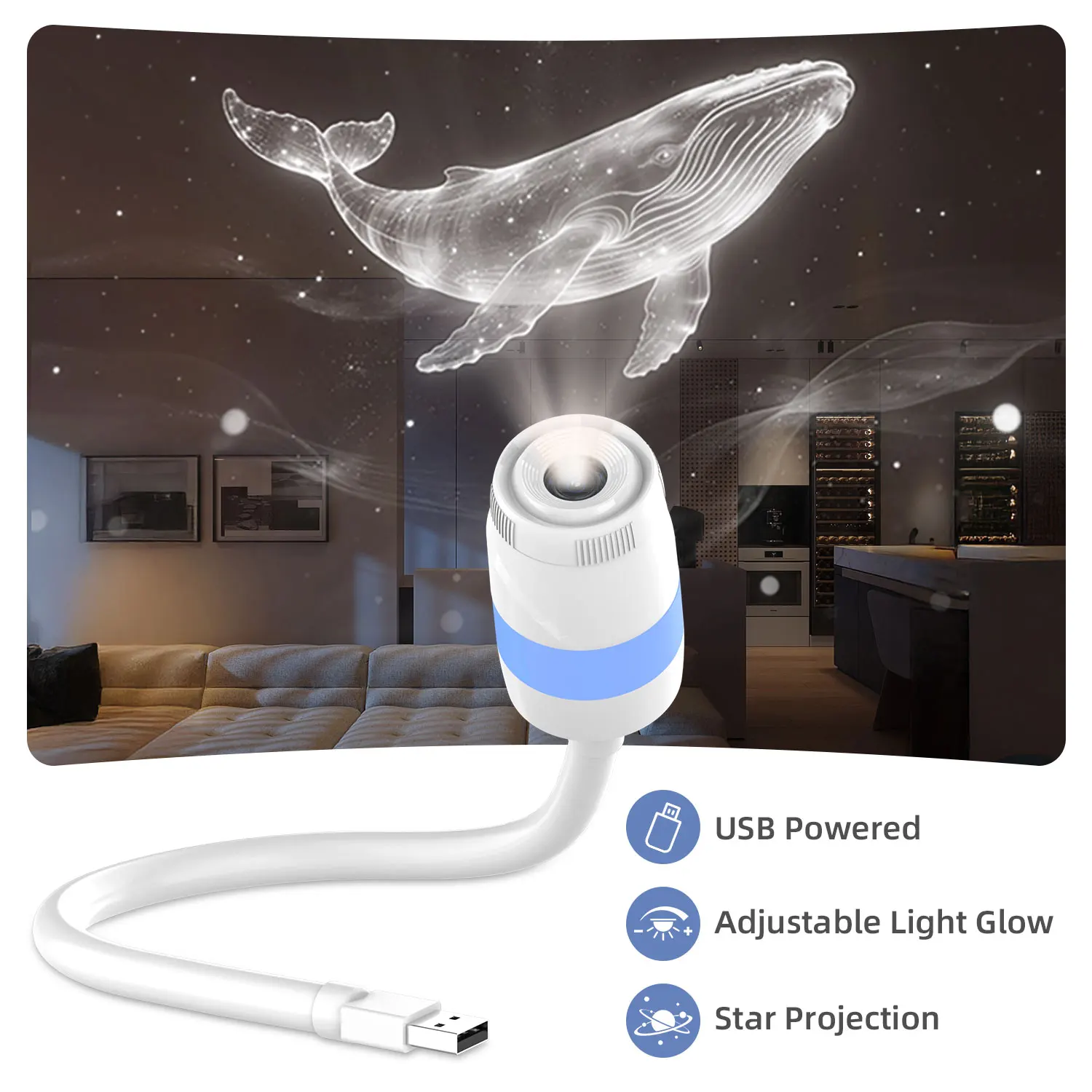 Mini Star Projector 2-in-1 Night Light Home Background Light Bedroom Mood Light USB Car Decor Light Gift for Kids
Mini Star Projector 2-in-1 Night Light Home Background Light Bedroom Mood Light USB Car Decor Light Gift for Kids