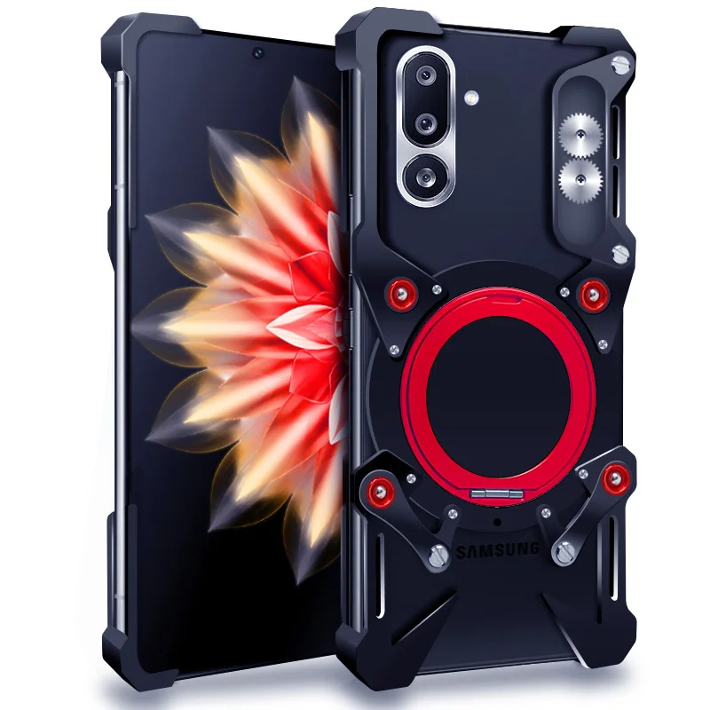 Aluminum Frameless Case For Samsung Galaxy M35 M36 M55 M56 Rotating Bracket Shell Metal Rimless Shockproof Cover
Aluminum Frameless Case For Samsung Galaxy M35 M36 M55 M56 Rotating Bracket Shell Metal Rimless Shockproof Cover